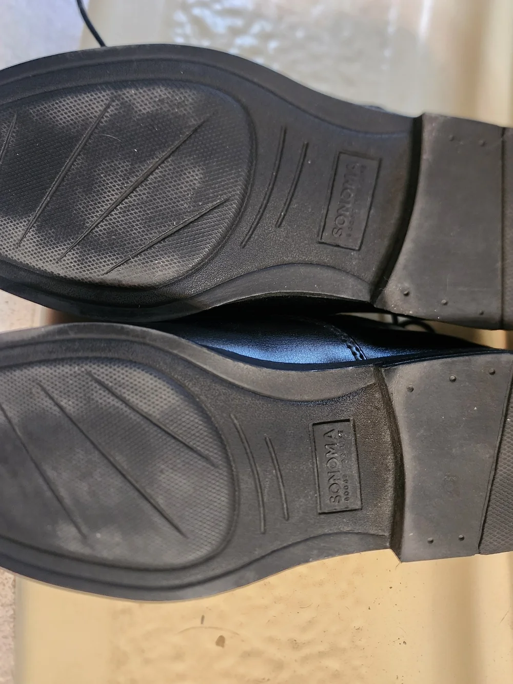 Sonoma Black Boys' Lace-Up Dress Shoes